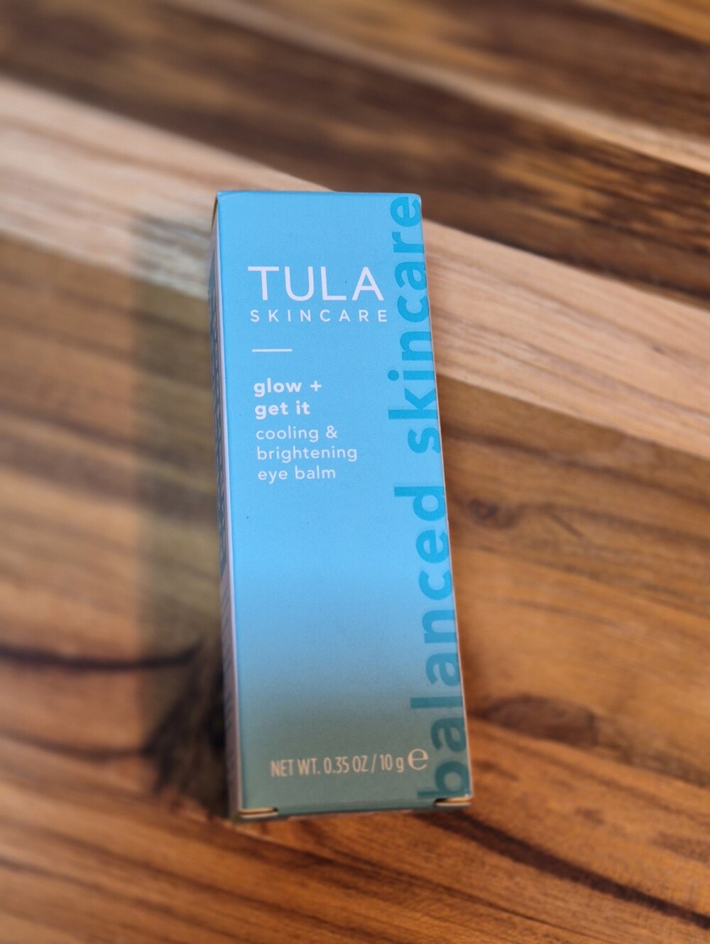 TULA Skincare Glow + Get It Cooling & Brightening Eye Balm, .35oz (10g), NIB - Picture 8 of 9
